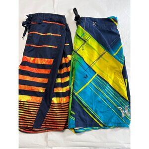 Hurley Phantom & Laguna Mens Board Shorts Bundle Size M